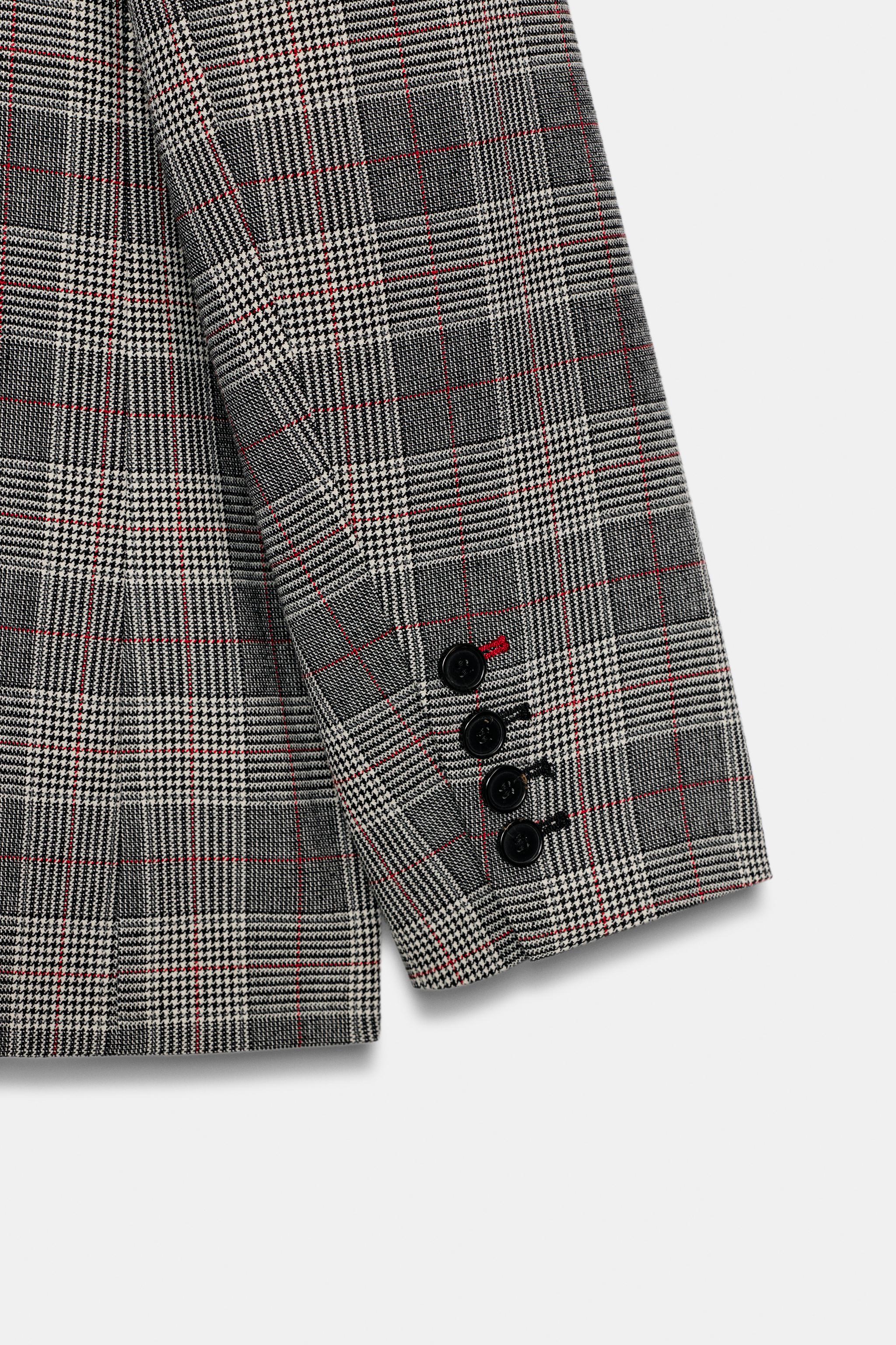 ZW COLLECTION PLAID BLAZER