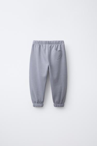 HEART POCKET JOGGER TROUSERS - Blue by Zara - Image 1