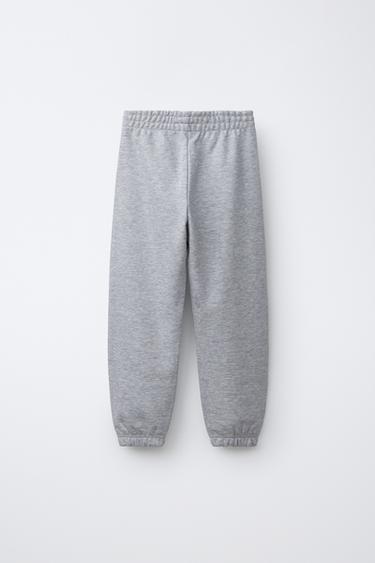 LOT DE DEUX PANTALONS DE JOGGING EN MOLLETON - Gris / Bleu de Zara - Image 2