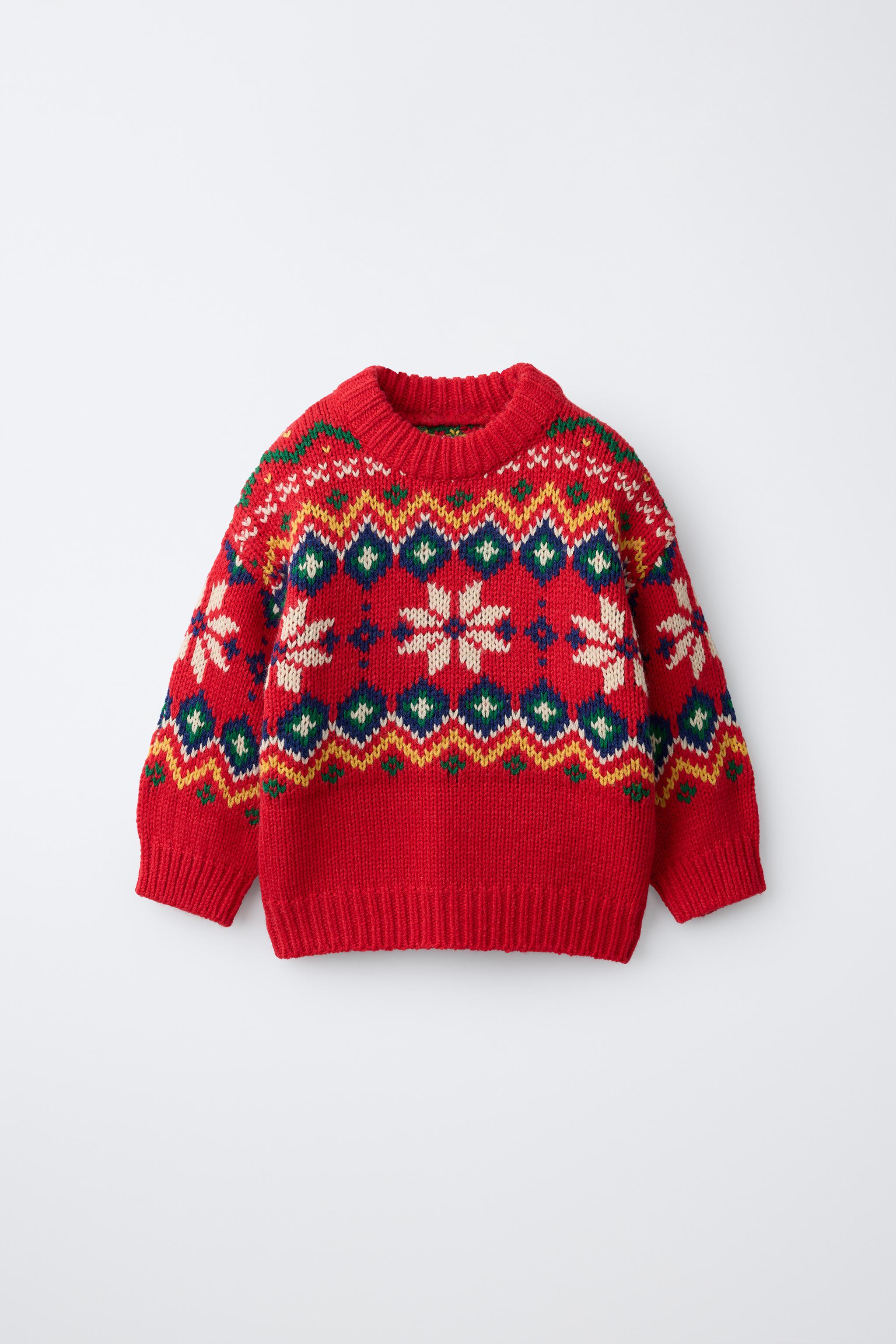 PULL EN MAILLE JACQUARD AVEC LAINE
