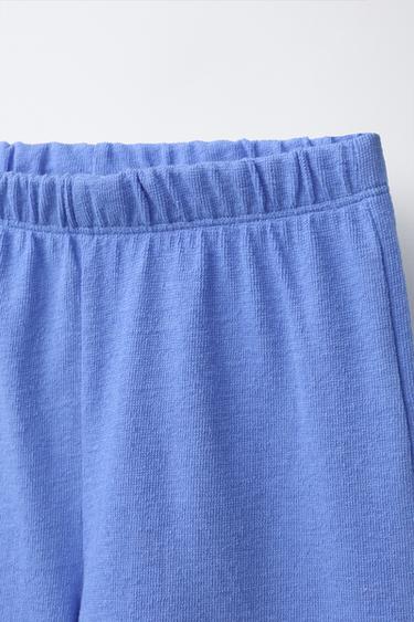 6-14 YEARS/ TEXTURED LABEL PYJAMAS - Blue by Zara - Image 6