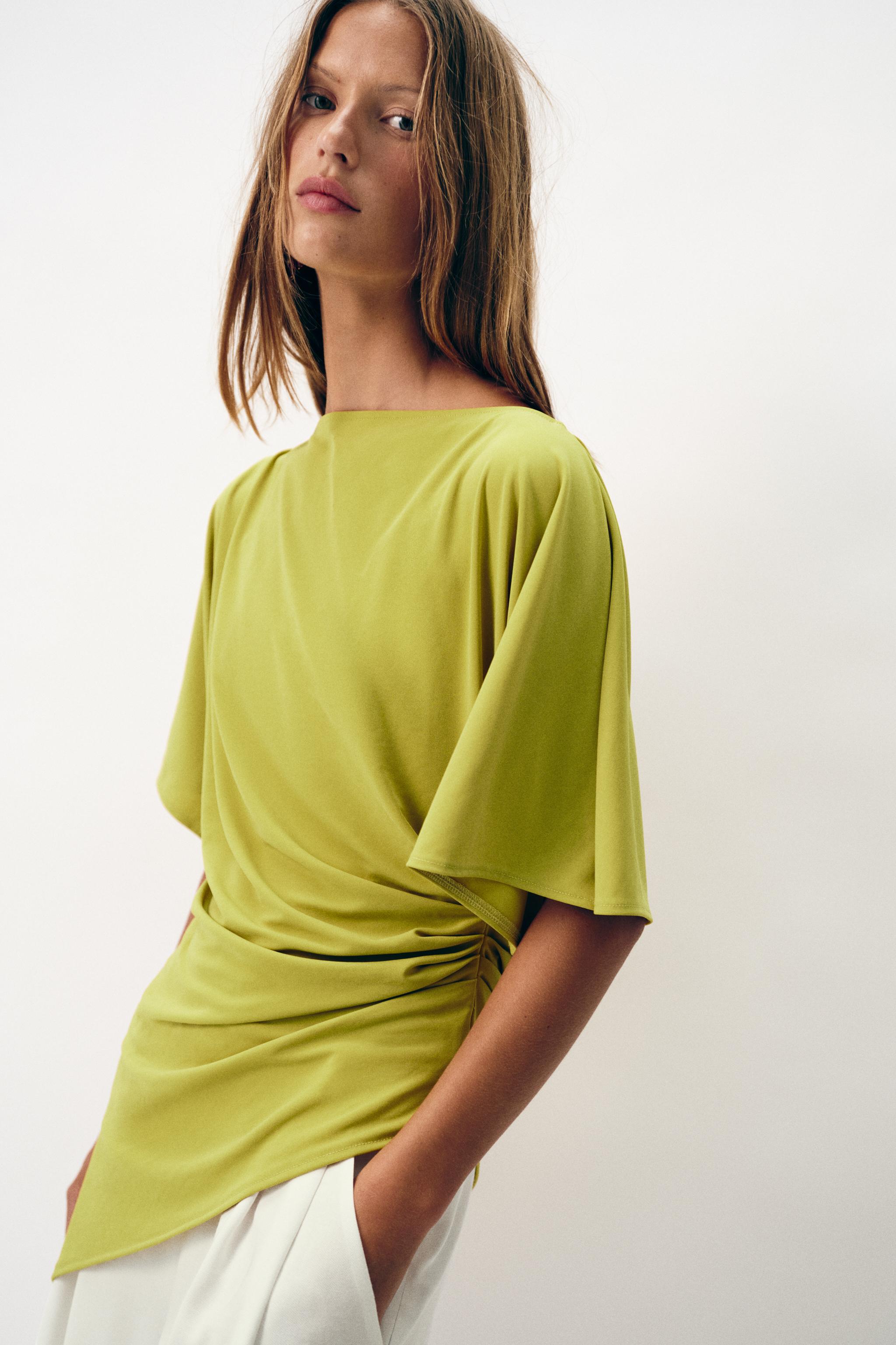 DRAPED ASYMMETRIC TOP