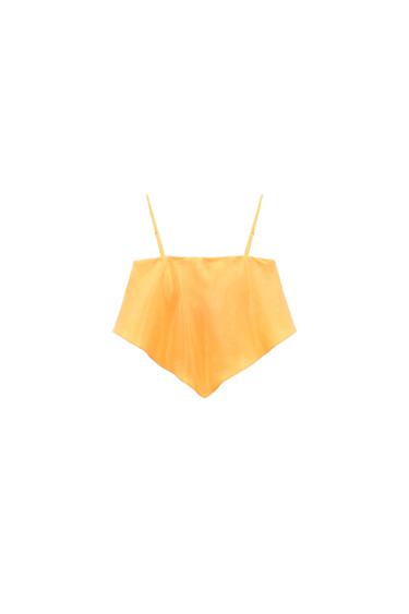 SATIN CROP TOP