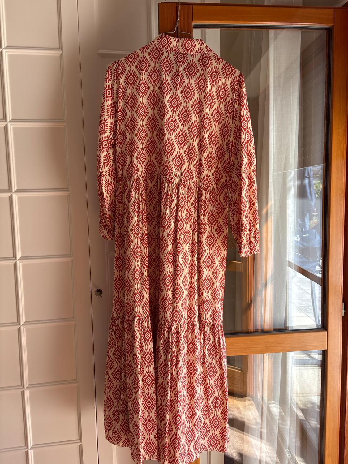 PRINTED MIDI DRESS - Image 3