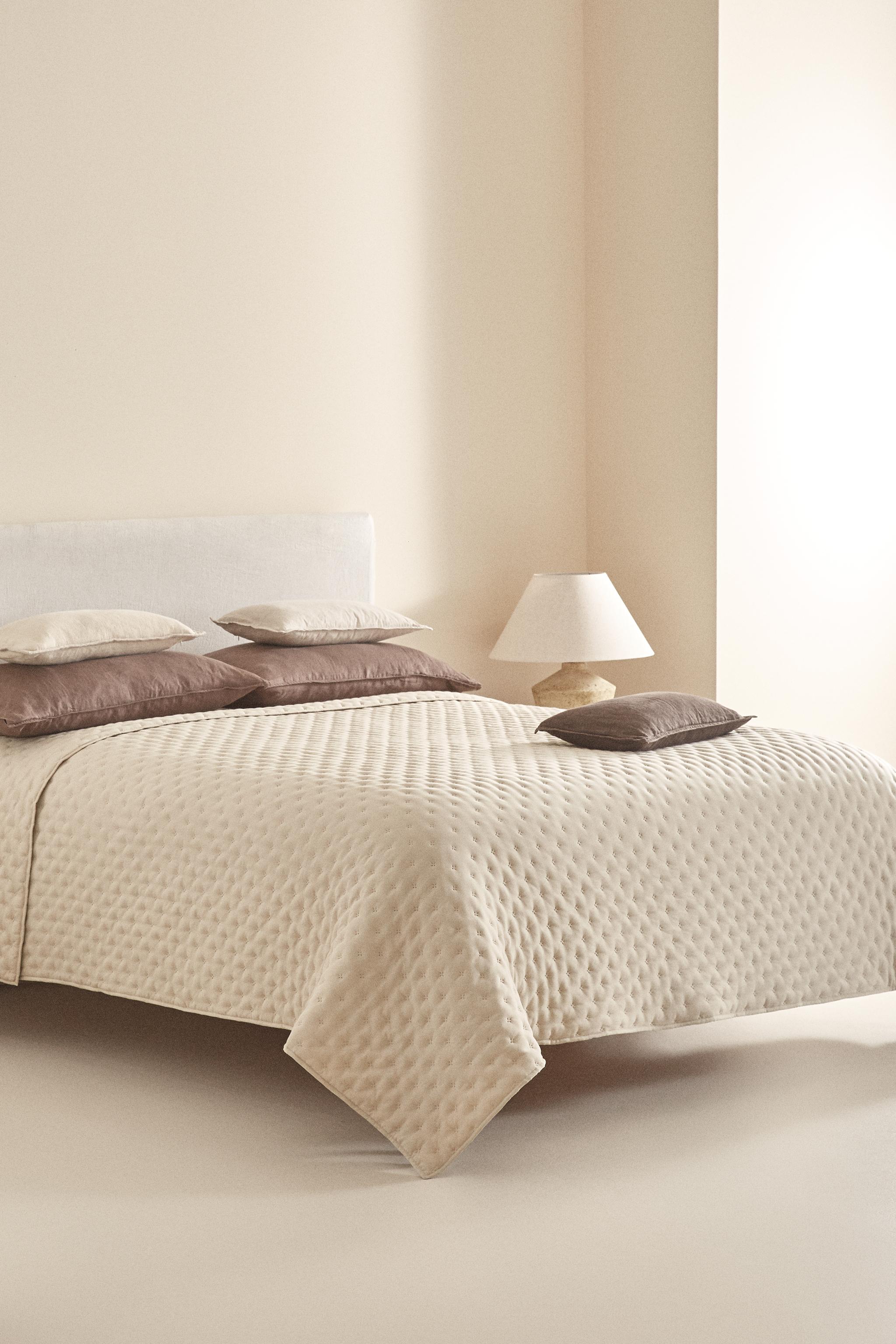 Edredom Edredones Niños Zara Home EDREDÓN ACOLCHADO PUNTOS Crudo