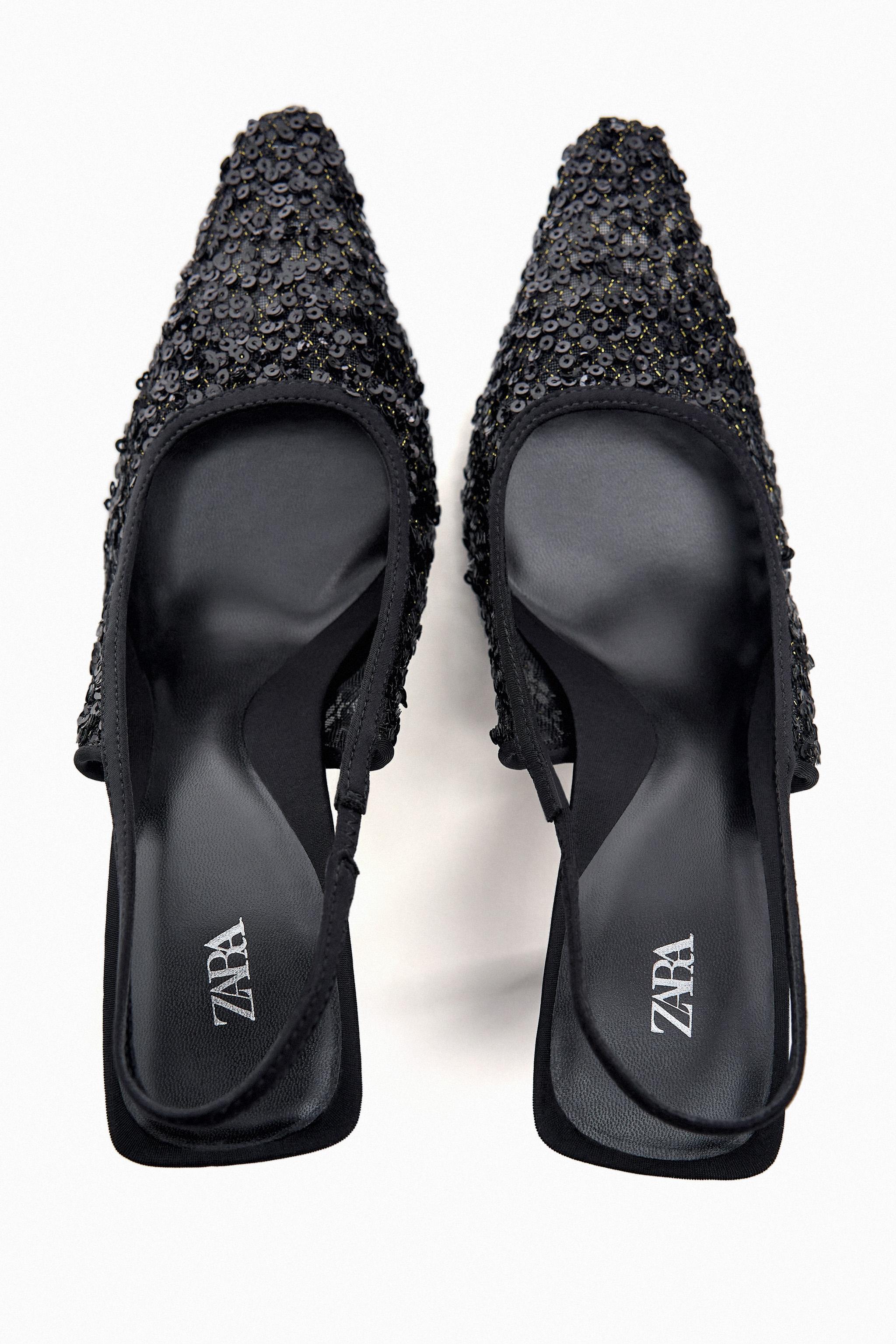 Zara best sale tweed shoes