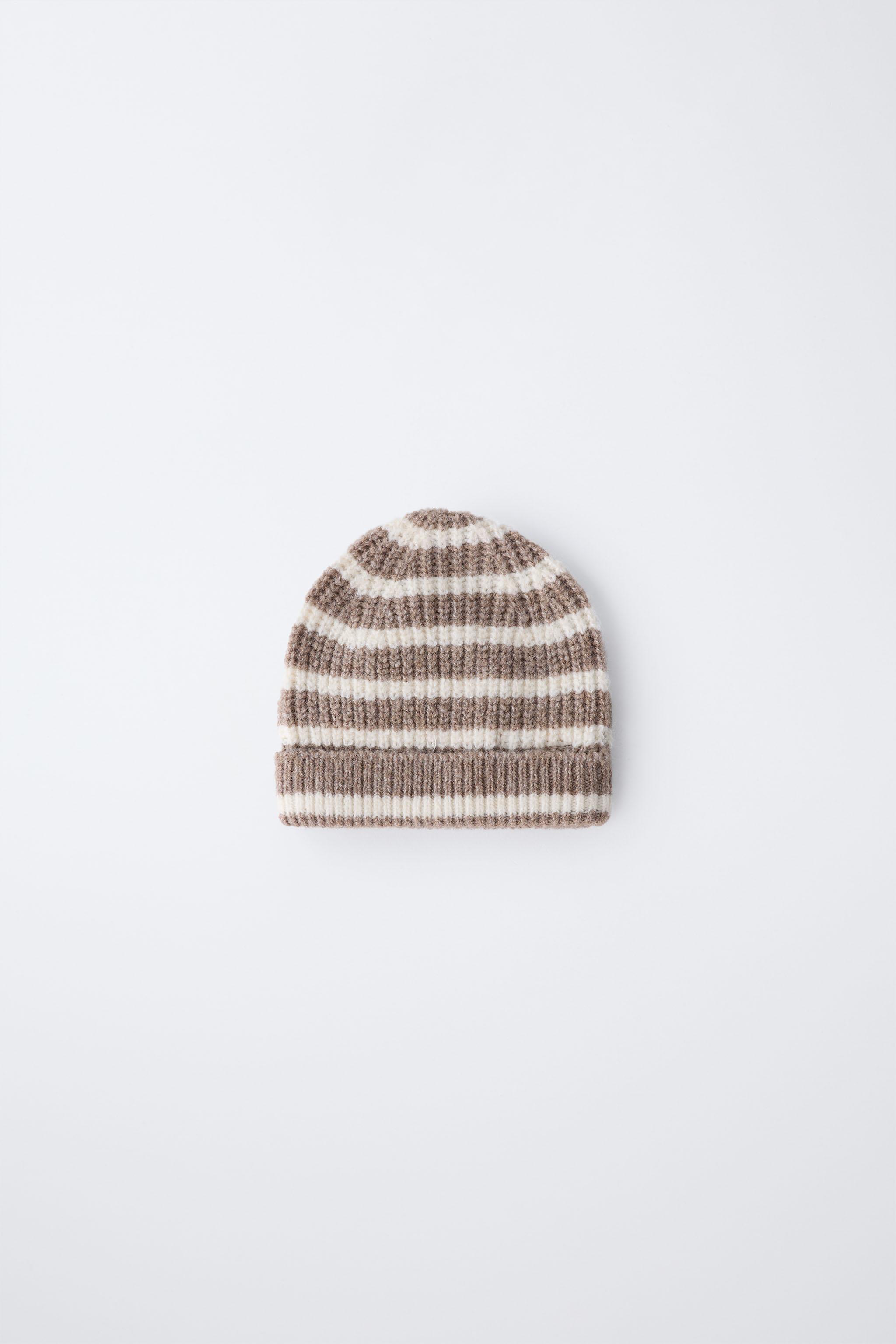 STRIPED KNIT HAT