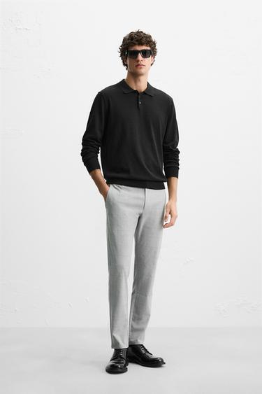 ШТАНИ SLIM FIT COMFORT - Сіро-глинястий Zara
