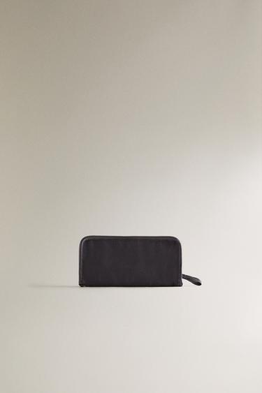 KOSMETIKTASCHE AUS SATIN - Marineblau von Zara