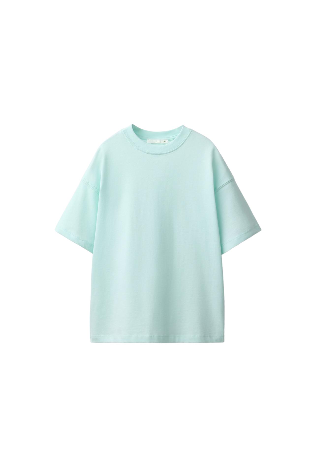 THREE-PACK OF BASIC T-SHIRTS — Pastel blue
