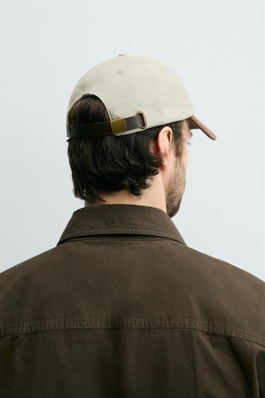 CASQUETTE À INSCRIPTION BRODÉE - Beige de Zara - Image 2