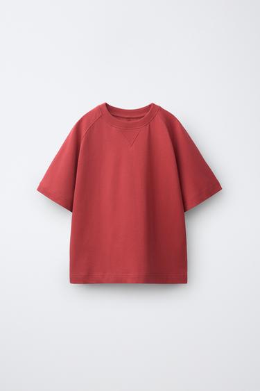 T-SHIRT AND SHORTS SET — Mid-red 2