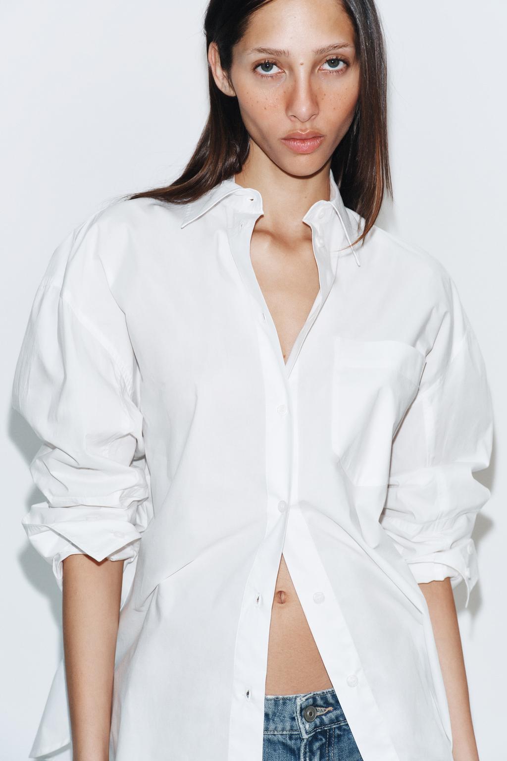 OVERSIZED POPLIN SHIRT - image 2