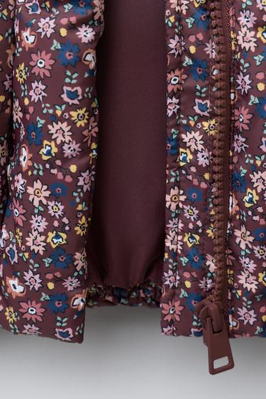 VESTE MATELASSÉE IMPRIMÉ FLEURS - Multicolore de Zara - Image 7