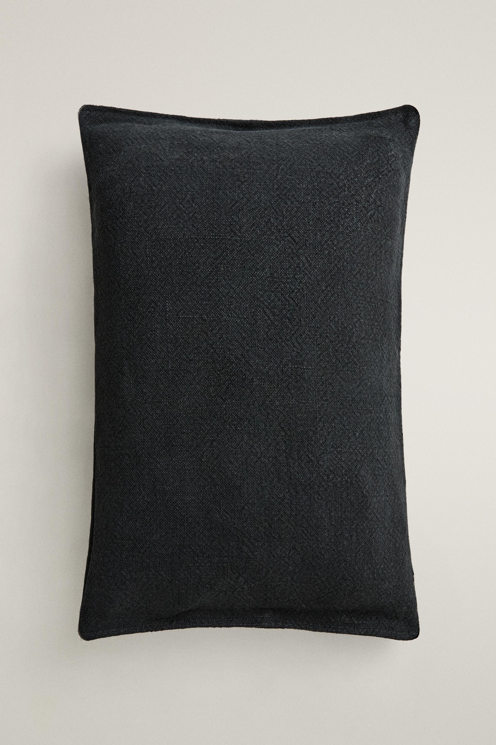 JUTE THROW PILLOW COVER