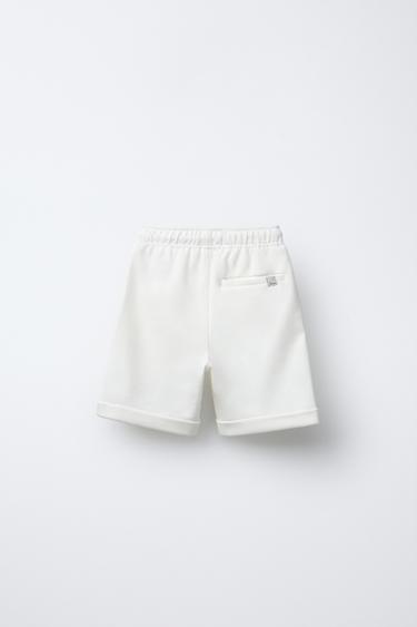 COMFORT BERMUDA SHORTS - Oyster-white by Zara - Image 1