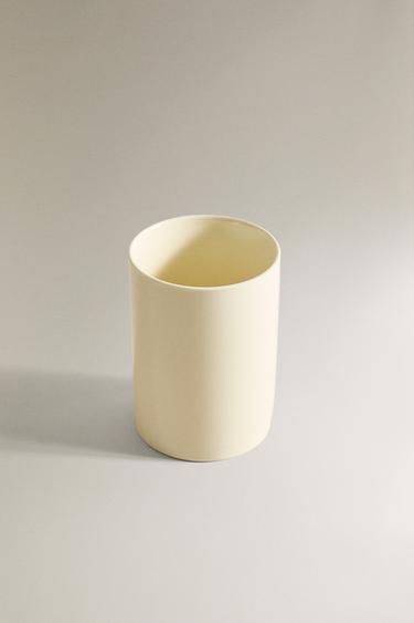 VERRE CÉRAMIQUE MAQUILLAGE - Écru de Zara - Image 1