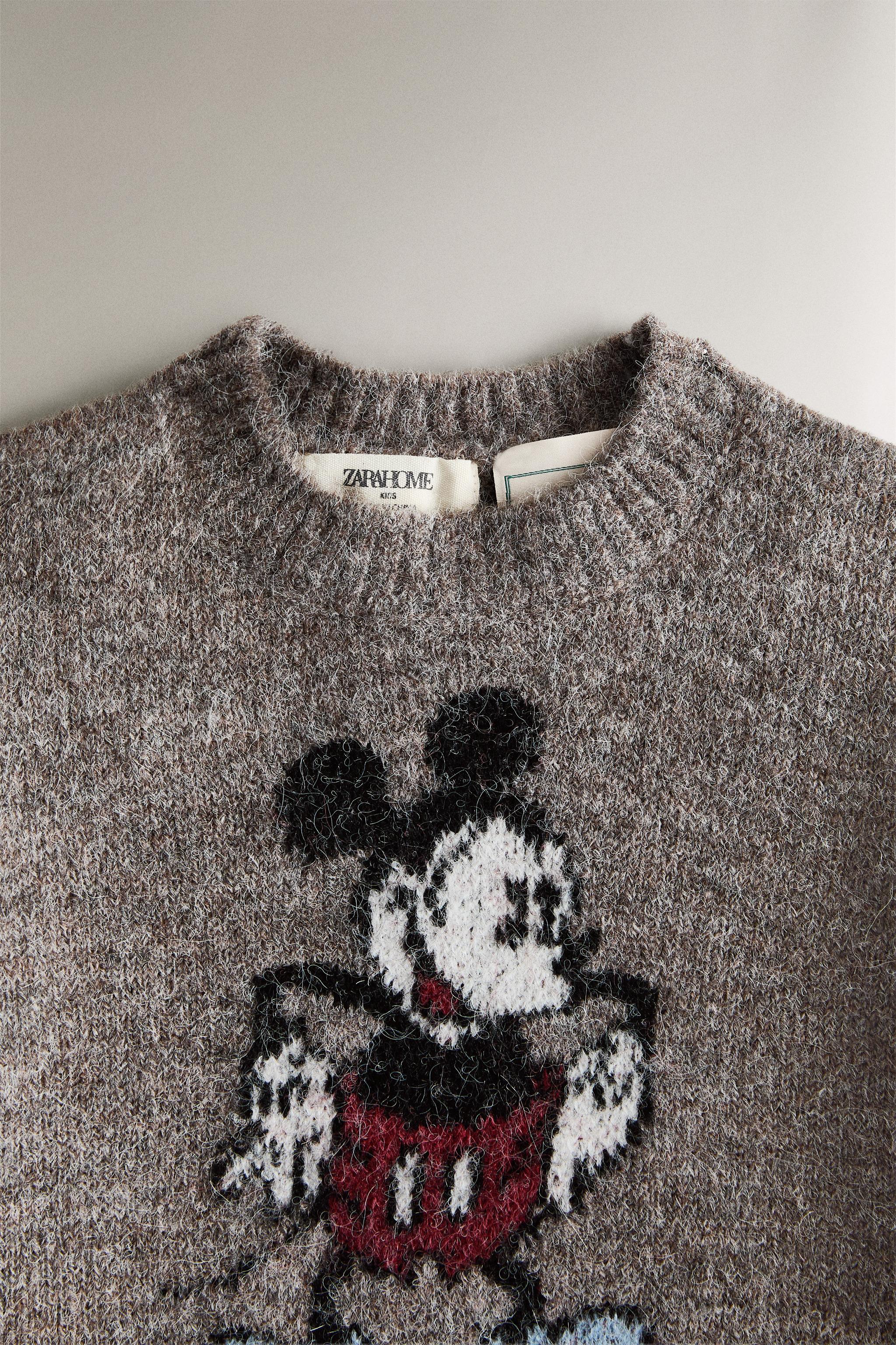 ミッキーマウス ©DISNEY キッズ セーター - ブラウン/モール | ZARA 