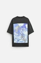 WASHED PRINTED T-SHIRT