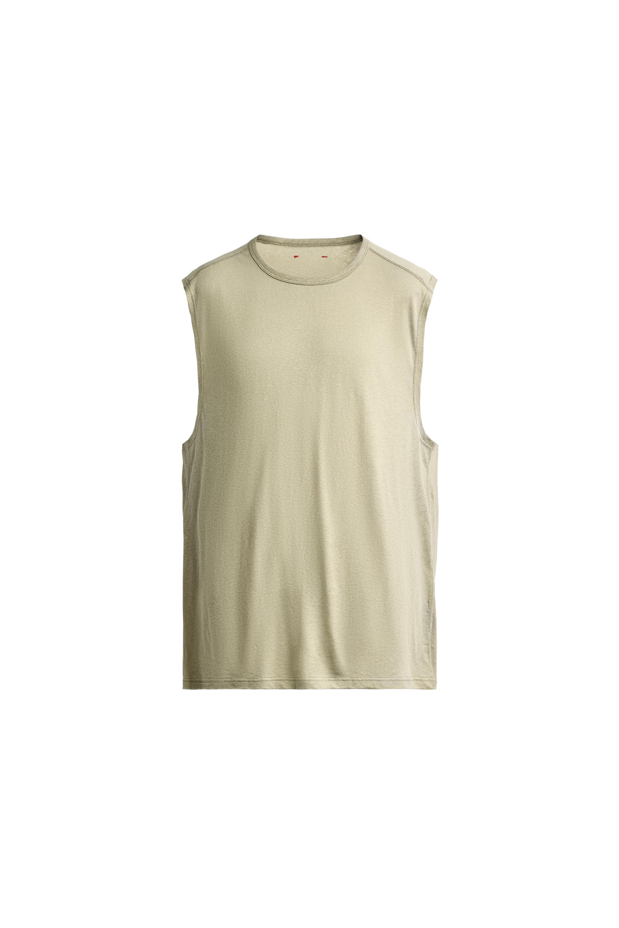 CAMISETA TANK LIGERA LINO - ALGODÓN