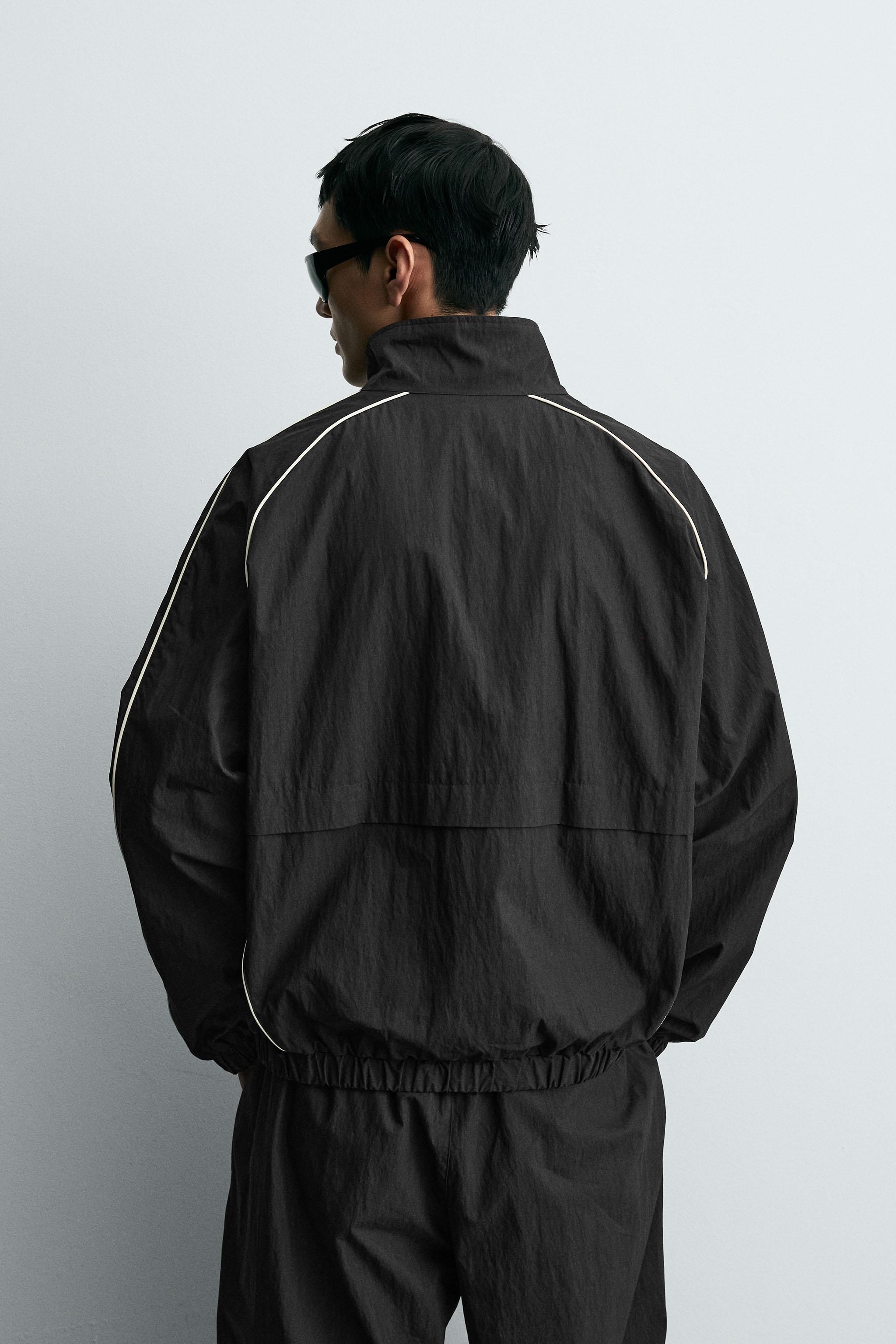 ZARA ザラ コントラストテクニカルジャケット Lサイズ 完売品 xxxone様専用 ZARA ザラ コントラスト テクニカル ジャケット