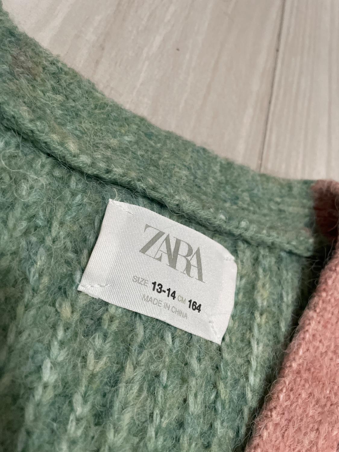 CONTRASTING KNIT CARDIGAN - Image 2