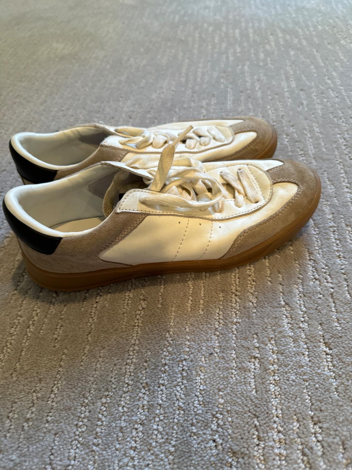 MIXED LEATHER ATHLETIC SNEAKERS - Image 3