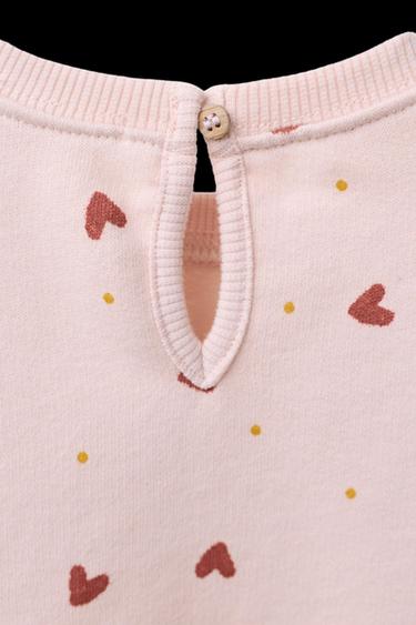 SUDADERA ESTAMPADA - Rosa de Zara