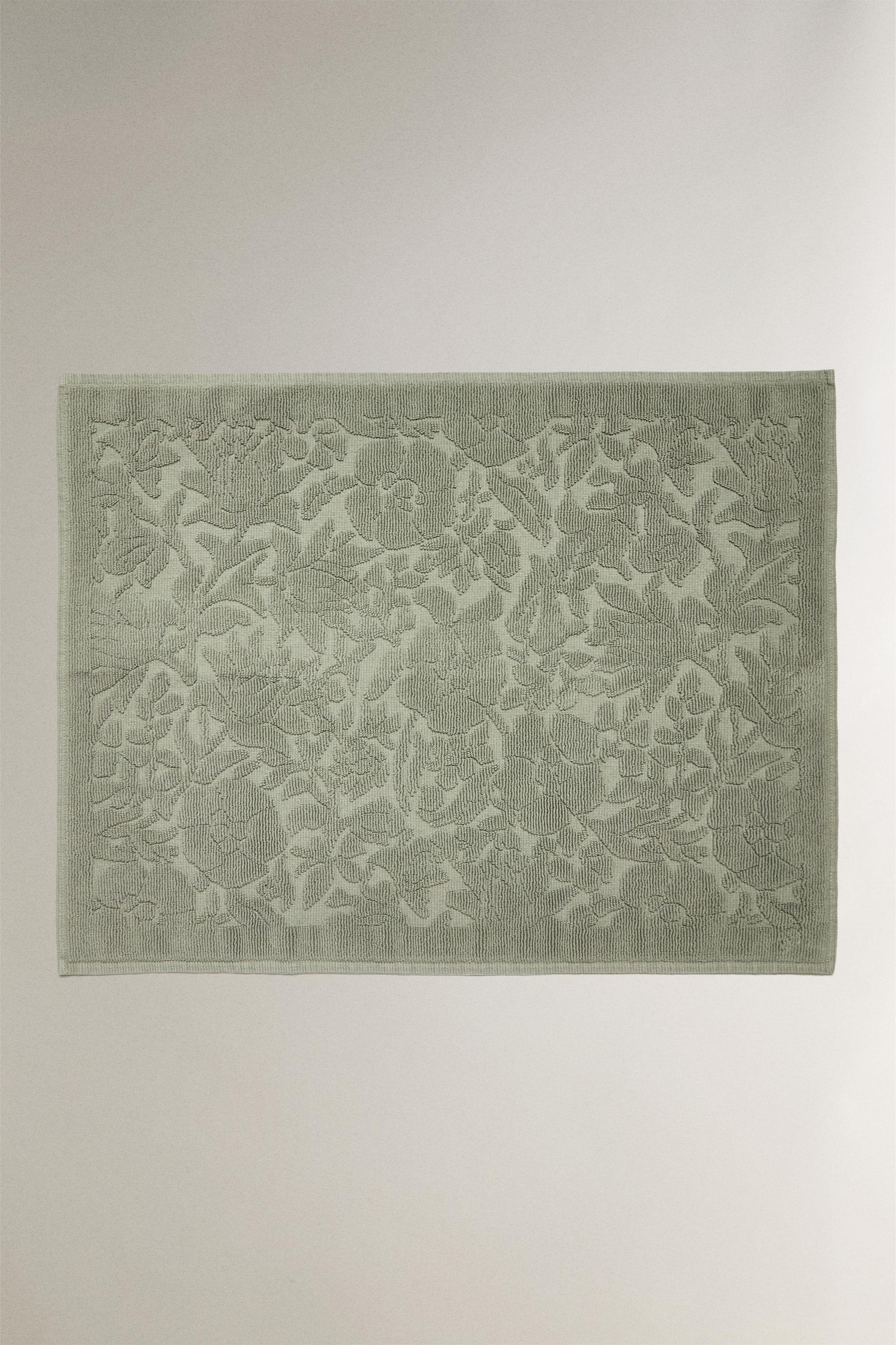 TAPIS DE BAIN COTON JACQUARD