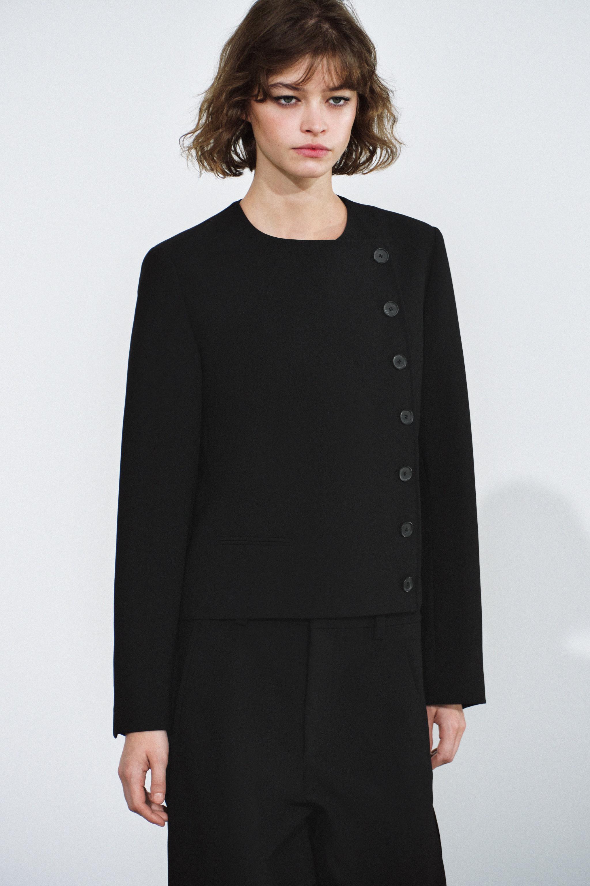 ZW COLLECTION SIDE LAPEL BLAZER