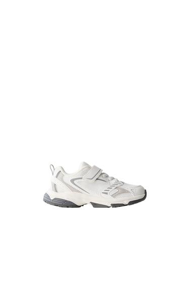 ZAPATILLA DEPORTIVA CONTRASTE - Blanco de Zara