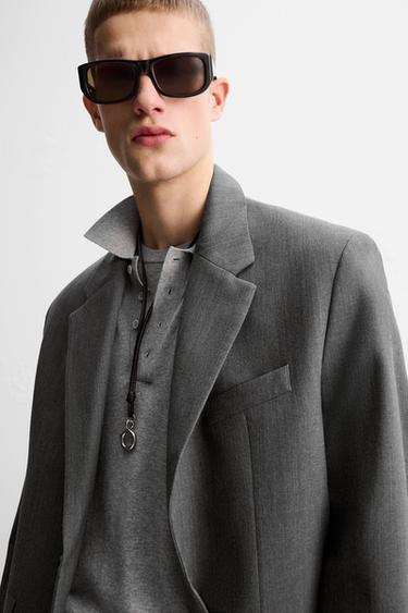 BLAZER DE COSTUME LIMITED EDITION - Gris de Zara - Image 4
