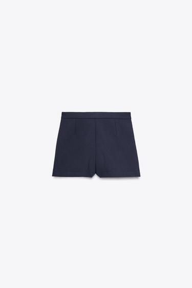 SKORT WITH BUTTONS - Navy blue de Zara - Image 5
