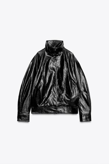 ZW COLLECTION BOMBER JACKET - Black by Zara - Image 6