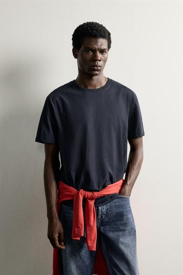 BASIC MEDIUM WEIGHT T-SHIRT /02 — Navy blue 2