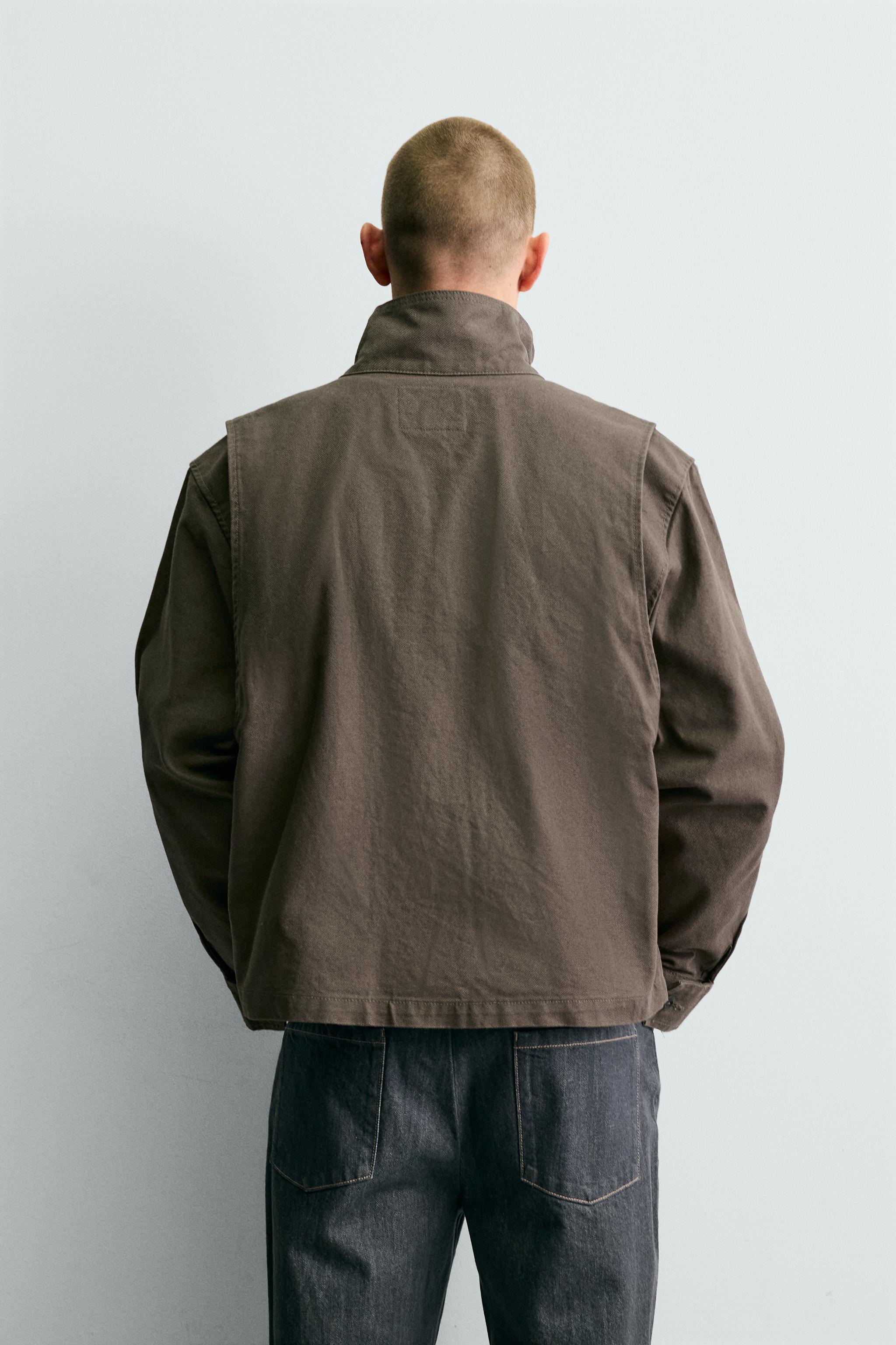 BLOUSON COUPE CARRÉE EN TOILE DE COTON