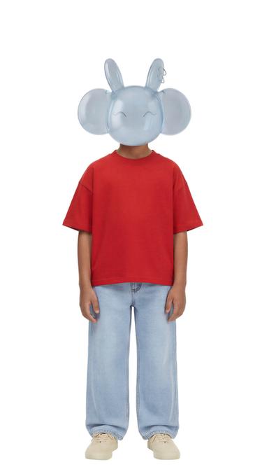 PLAIN T-SHIRT - Bright red by Zara - Image 0