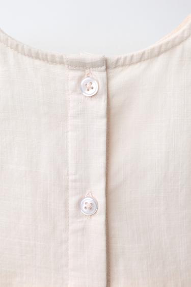 EMBROIDERED DRESS AND KNICKERS - Pale pink by Zara - Image 2