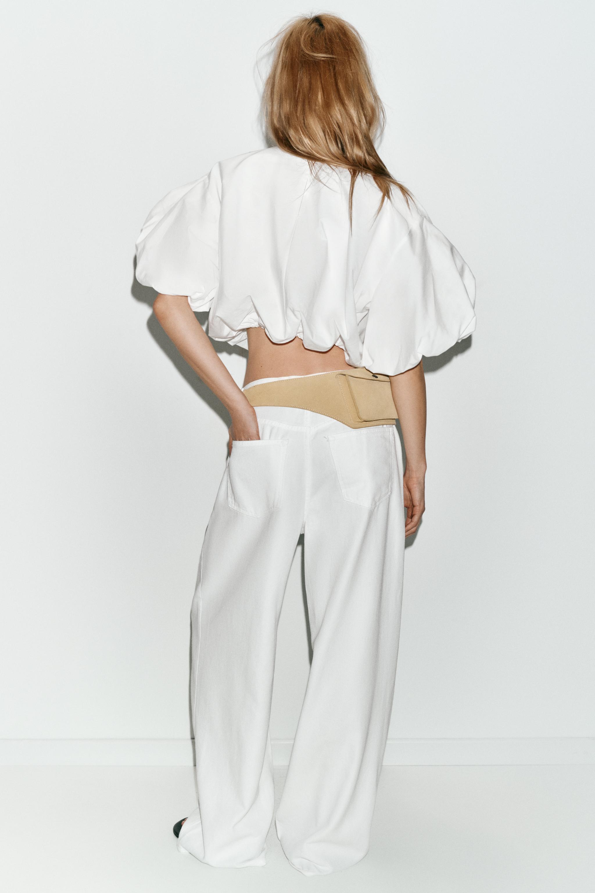 BALLOON POPLIN TOP