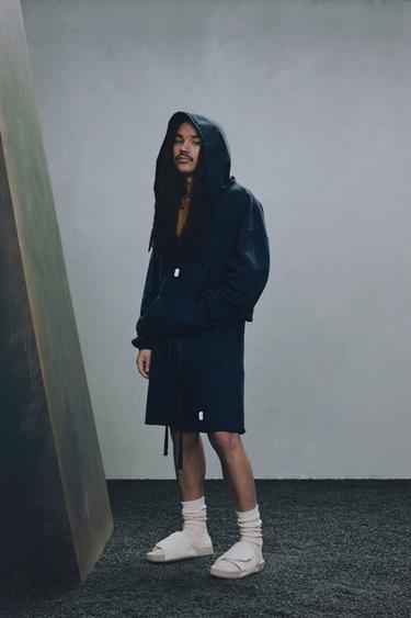 WASHED HOODIE X SR_A - Navy blue by Zara - Image 4