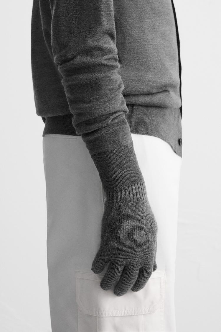 Comprar Guantes Zara Guantes Mujer GUANTES PUNTO LANA CASHMERE