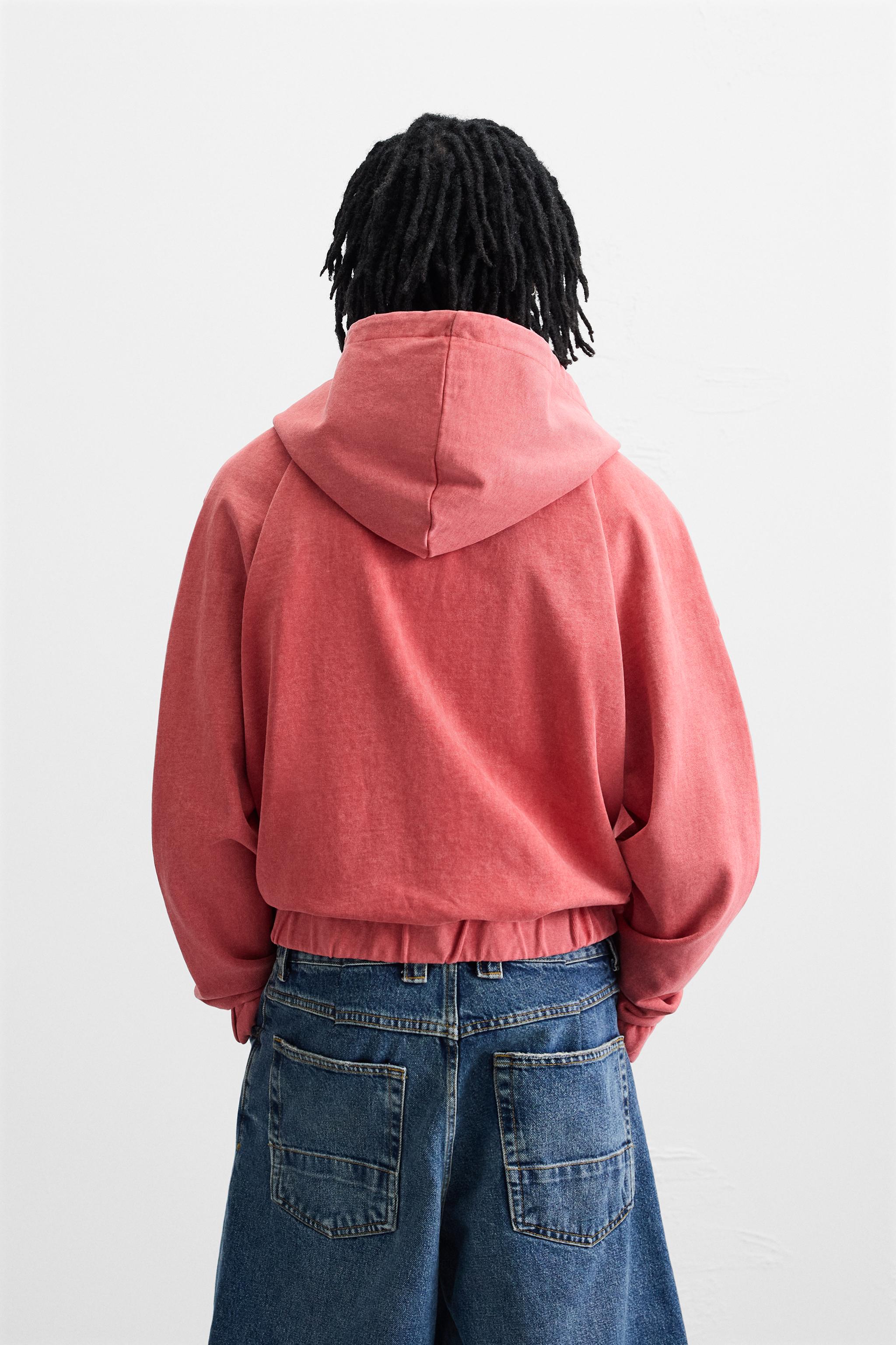 【ZARA】ウォッシュ加工ジップアップフーディ 4729/402/898 ZARA ウォッシュ加工ジップアップフーディ 4729/402/898 - メルカリ