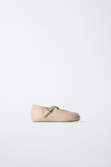 PATENT BAREFOOT BALLERINAS - Pink by Zara - Image 0