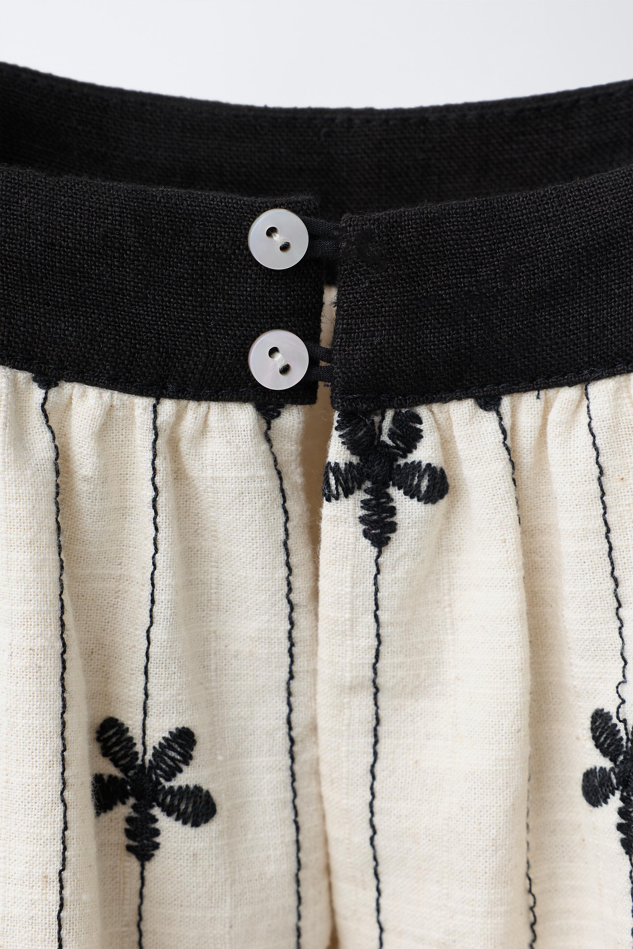 EMBROIDERED FLORAL DRESS