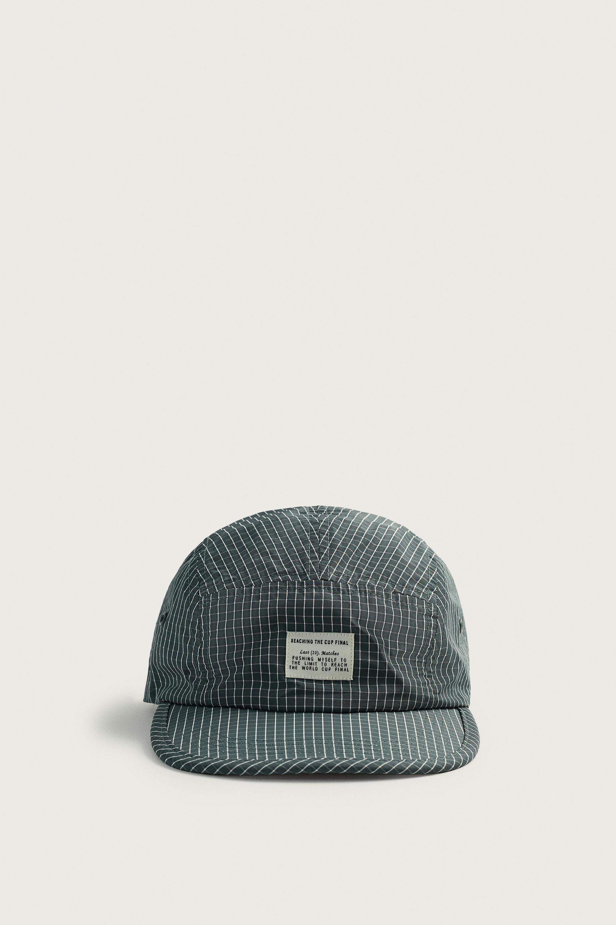 CASQUETTE À VISIÈRE PLATE À CARREAUX