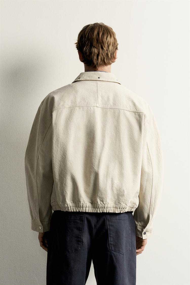 Chaqueta de corte relajado con tachuelas 4