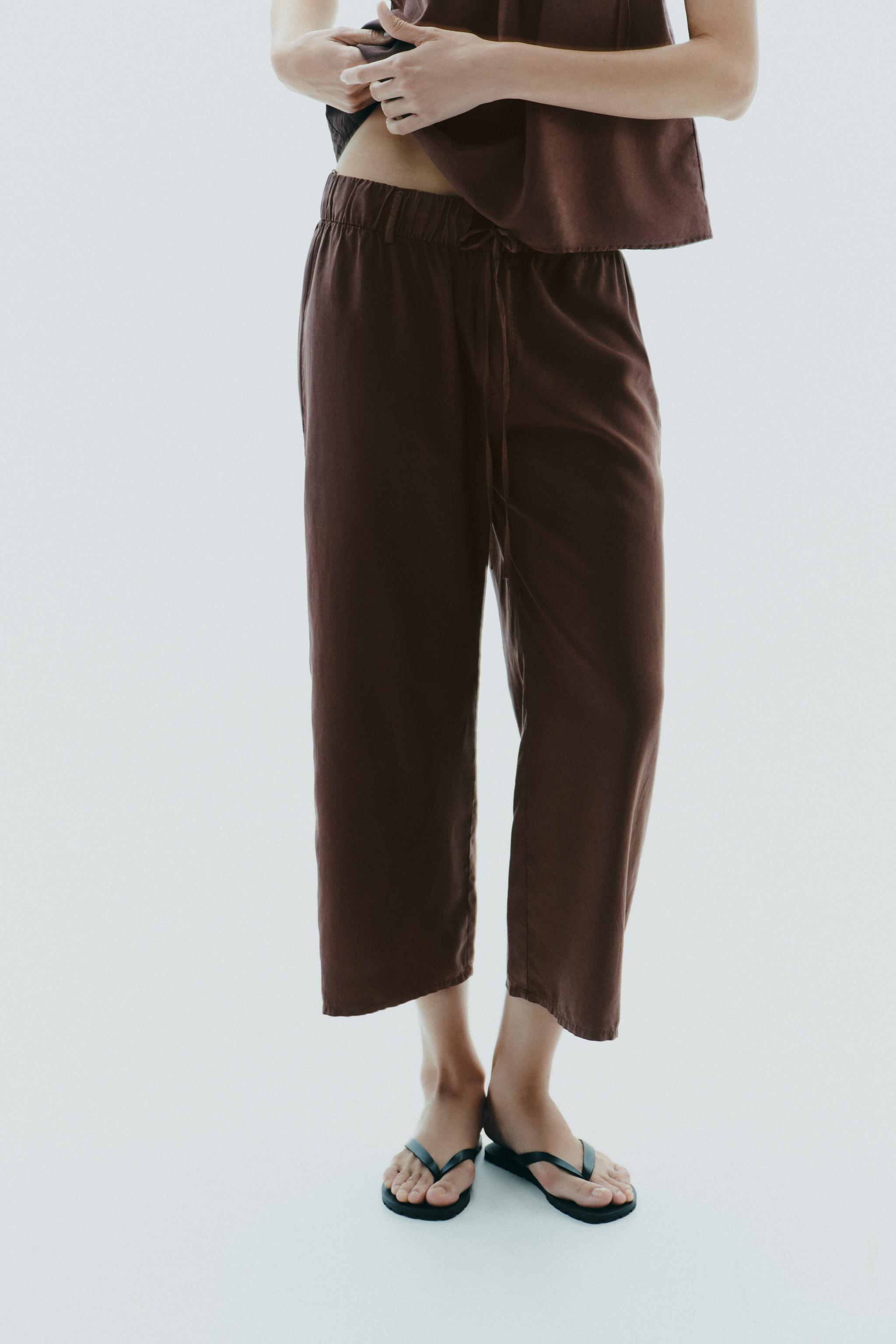 FLOWY CROP PANTS