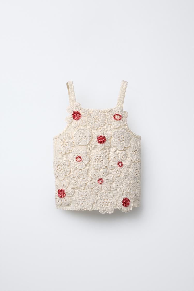 BEADED KNIT TOP