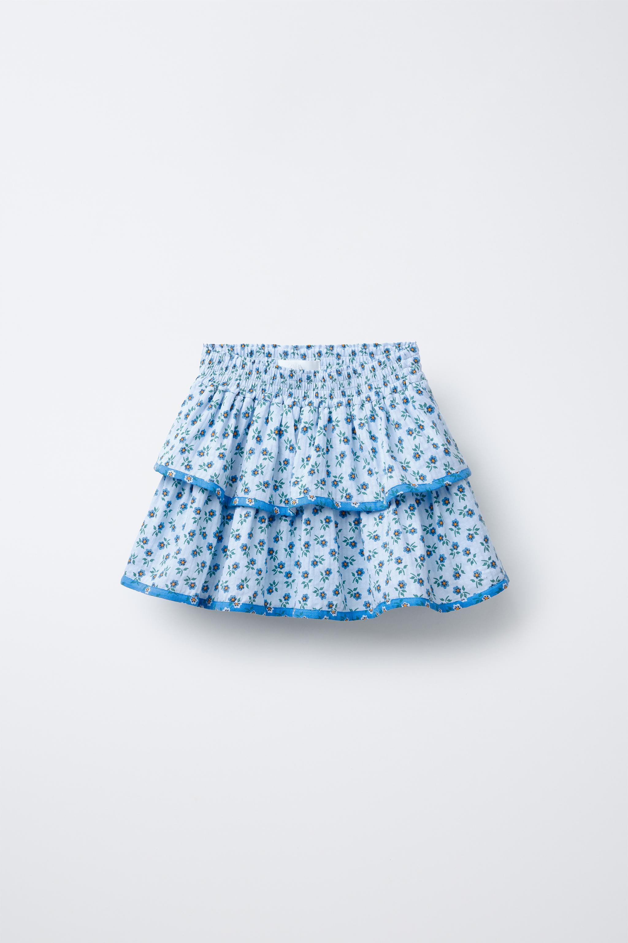 JUPE-SHORT À FLEURS