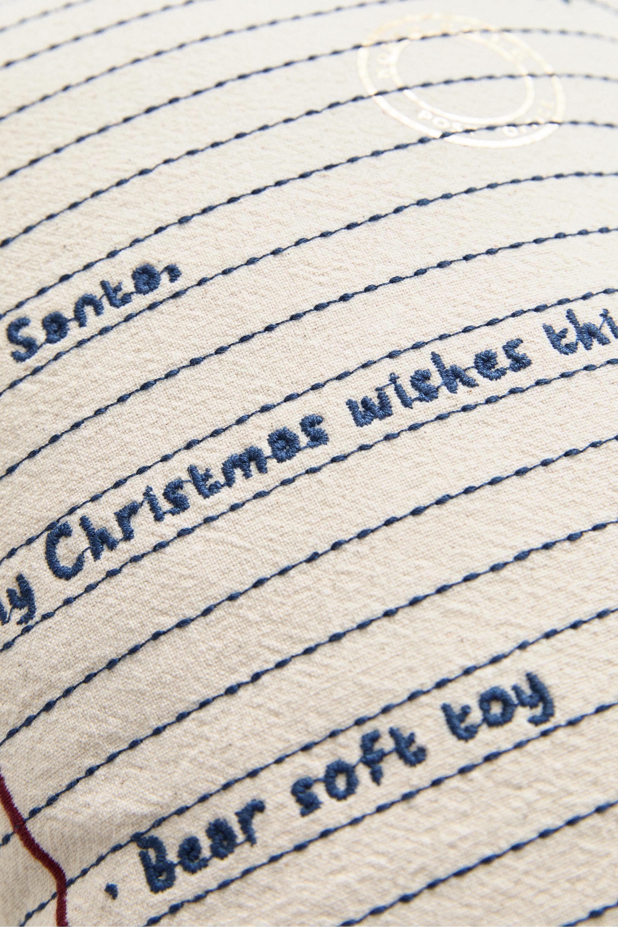 KIDS' CHRISTMAS LETTER CUSHION